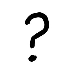 Question mark icon vector. Question illustration sign. Quiz symbol. Faq logo.
