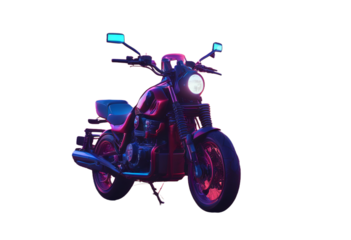motorbike cyberpunk colorful grid vibrant landscape version retrowave cyberspace pattern horizontal rendering art concept d retro render futuristic science fiction arcade 80s
