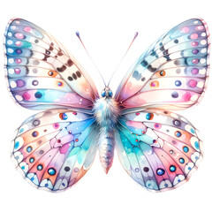 Butterfly watercolor clipart with transparent background - 767770889