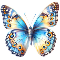 Butterfly watercolor clipart with transparent background - 767770891