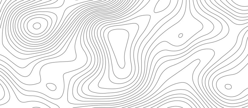 Topographic map background geographic line map pattern .panorama view black color wave curve lines .geographic mountain relief abstract grid .the concept map of a conditional geography map .