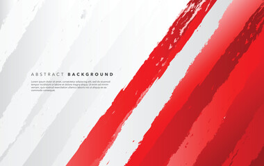 Fototapeta premium Abstract red modern background gradient color. Red and white gradient suit for presentation design and backdrop.