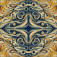 Grecian Whirl: Abstract Echoes of Change