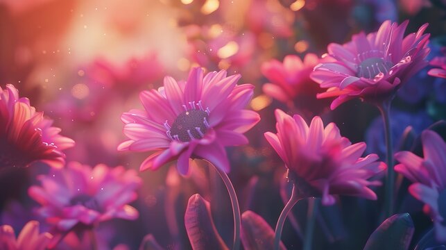 Watercolor Flower Background 8K Realistic 