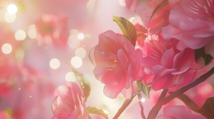 Watercolor Flower Background 8K Realistic 