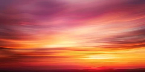 Foto op Canvas Evening sky, sunset, cloudy, sea, beautiful landscape, background, wallpaper. © Oleksii