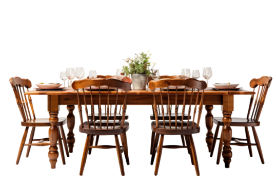A Symposium of Chairs. On a White or Clear Surface PNG Transparent Background.