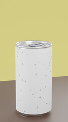 Soda, energy drink, coffee drink can mockup
