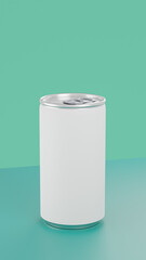 Soda, energy drink, coffee drink can mockup