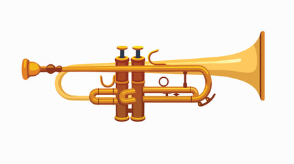 April fools trumpet icon design flat vector 