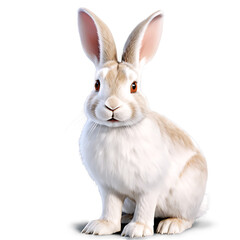 rabbit on a transparent background