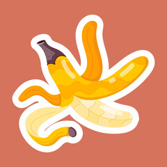 Banana Delicacies Flat Stickers 
