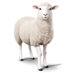 sheep on a transparent background