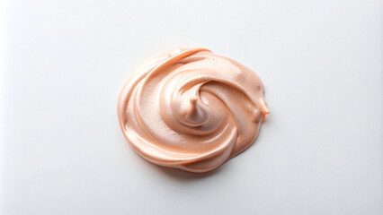 Rose gold cosmetic cream texture