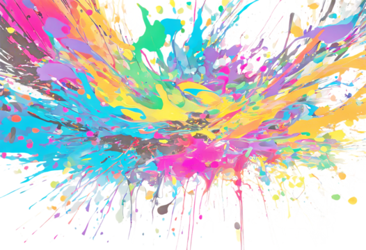 abstract color line splash