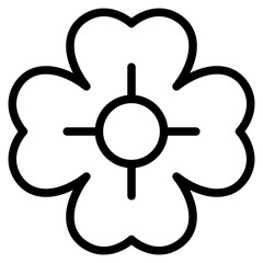Obraz premium flower icon