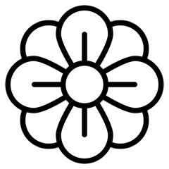 Obraz premium flower icon