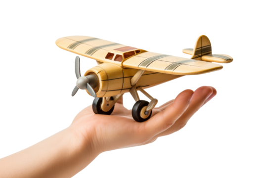 Dreaming of Flight. On a White or Clear Surface PNG Transparent Background.