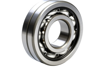 The Gleaming Orb: Ball Bearing Bearing Unit. On a White or Clear Surface PNG Transparent Background.