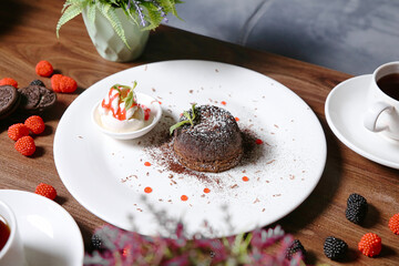 Dessert Plate With Coffee Cup