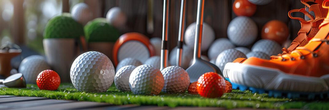 Golf Clubs, Golf Balls, Tee Set, Golf Shoes - Golfing Gear