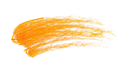 Color Crayon stain. Isolated, transparent background