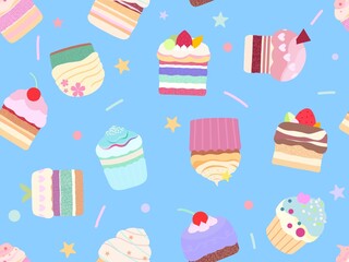 ケーキの背景素材E-3