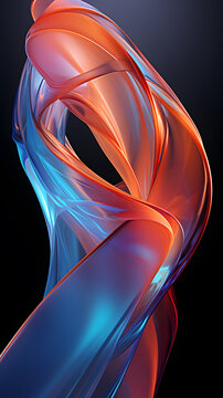 
Imagine
2d




Abstract organic glass shape with reflections, sine curve glass freeform stretched like taffy abstract background