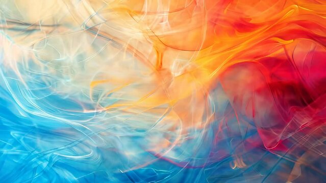 Abstract background with colorful smoke. Fractal art.
