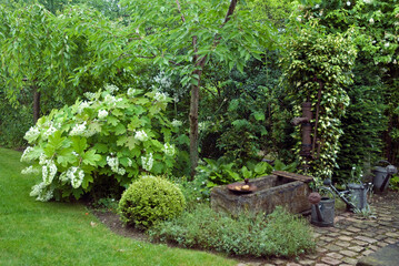 Obraz premium Le jardin de Marguerite. Plobshem, 67, Bas Rhin, France