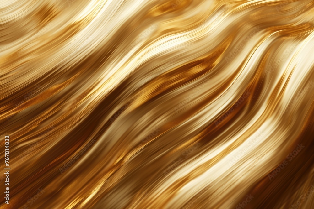 Poster luxury golden color abstract wave background. abstract soft color waves