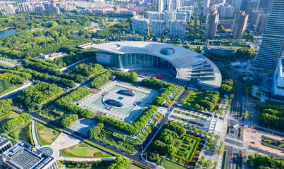 The Shanghai Science and Technology Museum Urban Environment of Pudong New Area, Shanghai, China
