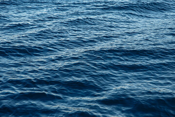 Abstract background surface texture of blue Adriatic Sea