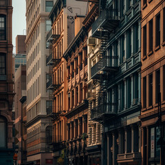 Urban Landscape with Architectural Details 