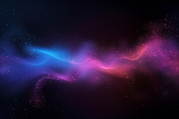 Fototapeta na wymiar illustration of abstract colorful waves on black background 