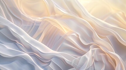 Obraz premium white wavy background