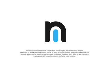 logo letter n minimal business