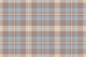Nostalgia seamless fabric plaid, silk pattern vector texture. October tartan background check textile in pastel and light colors.