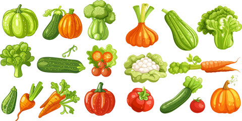 Fresh vegan veggies, raw vegetable green zucchini and celery