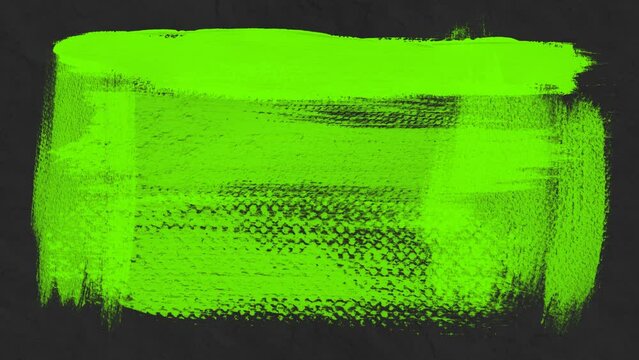 multi abstract splash ink paint brush horizontal stroke black transition on chroma key green screen background, animation of paint splash	