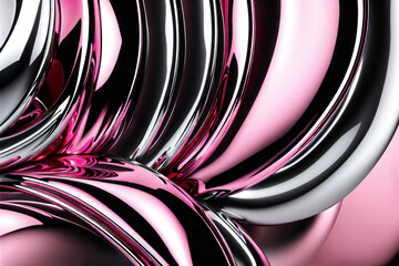 Lila Pinkes Fraktal Hintergrund mit Farbverlauf