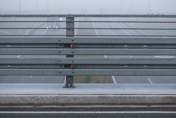 MISTY WEATHER - View from bridge on to the expressway