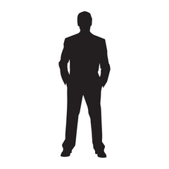 Executive professional silhouette clipart