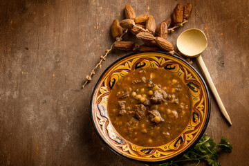 harira soup traditional moroccan recipe - 767835894