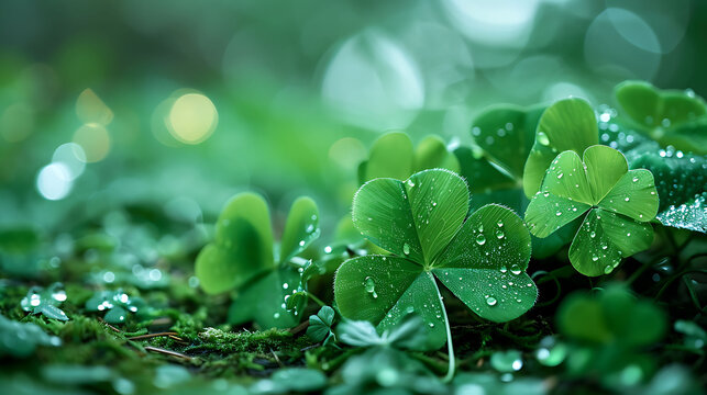 Sharing a reflective St. Patrick's Day moment, embracing the joy and unity of celebration. Copy Space