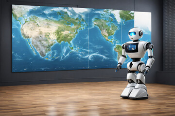 Roboter als Nachrichtensprecher, News Wirtschaft Wetter - 767837071