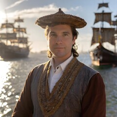 portrait of a person in a hat