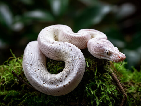 white ball python