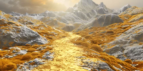  The Golden Peaks of Switzerland Majestic Alpine Landscape,Gold mountains in Switzerland.    © UMAR