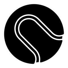   Tennis Ball glyph icon